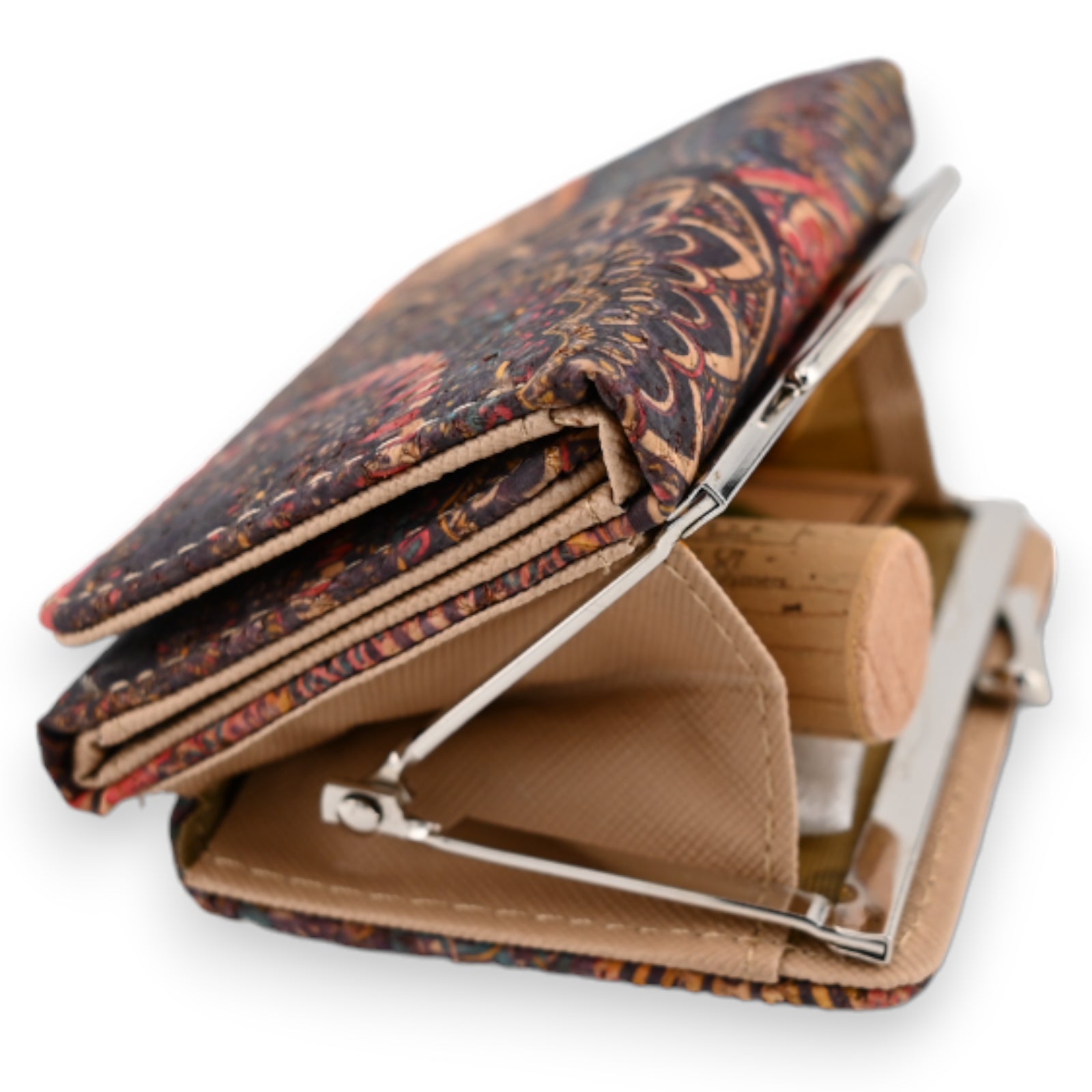 Petit portefeuille compact en liège