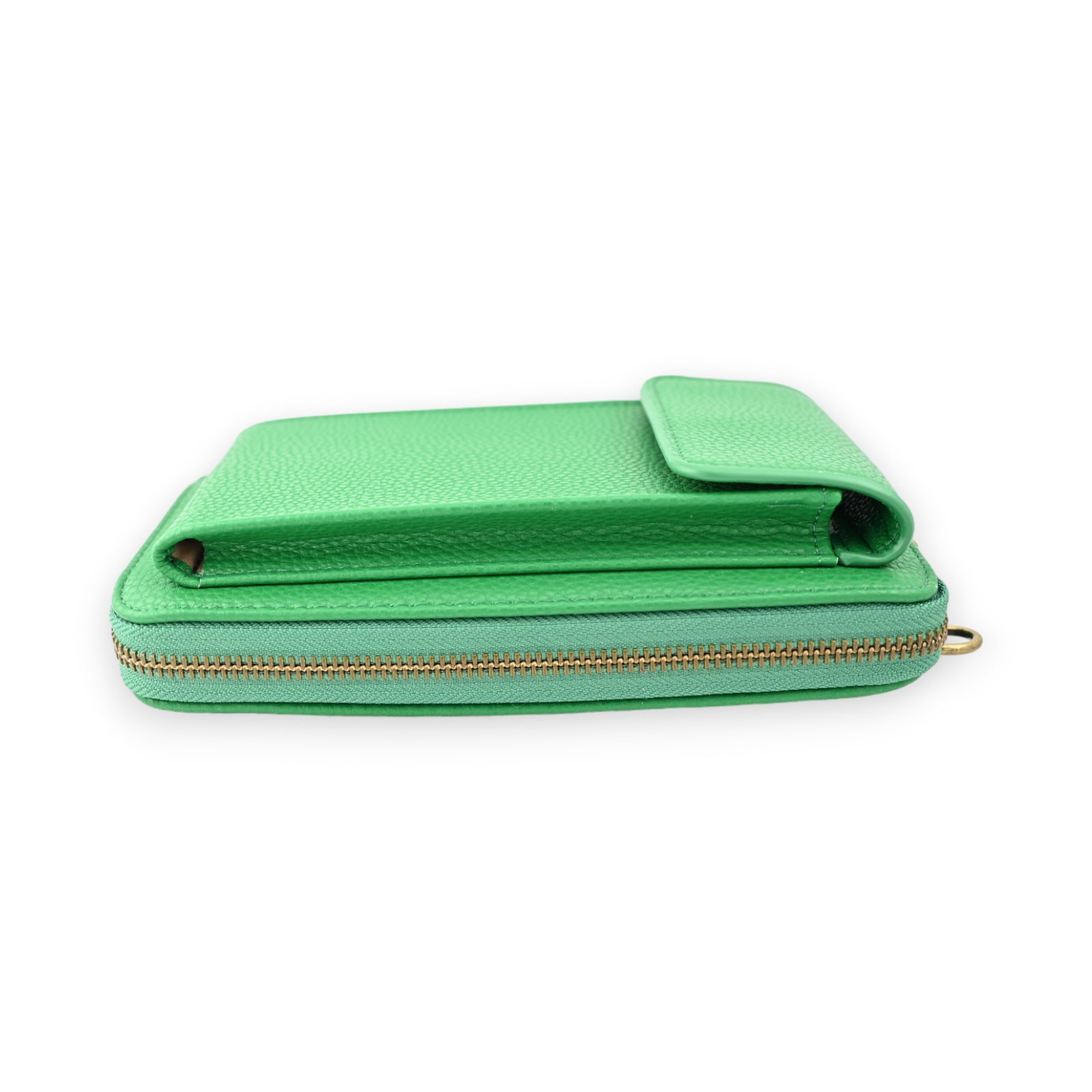 Pochette téléphone synthétique vert brésil