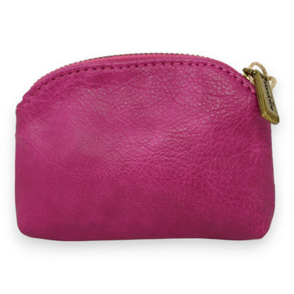Porte monnaie  patchwork fuschia