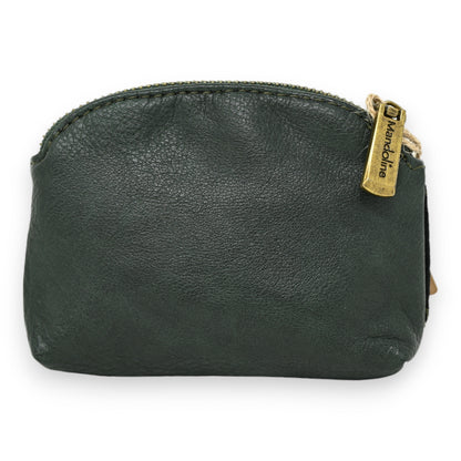 Porte monnaie patchwork vert bouteille