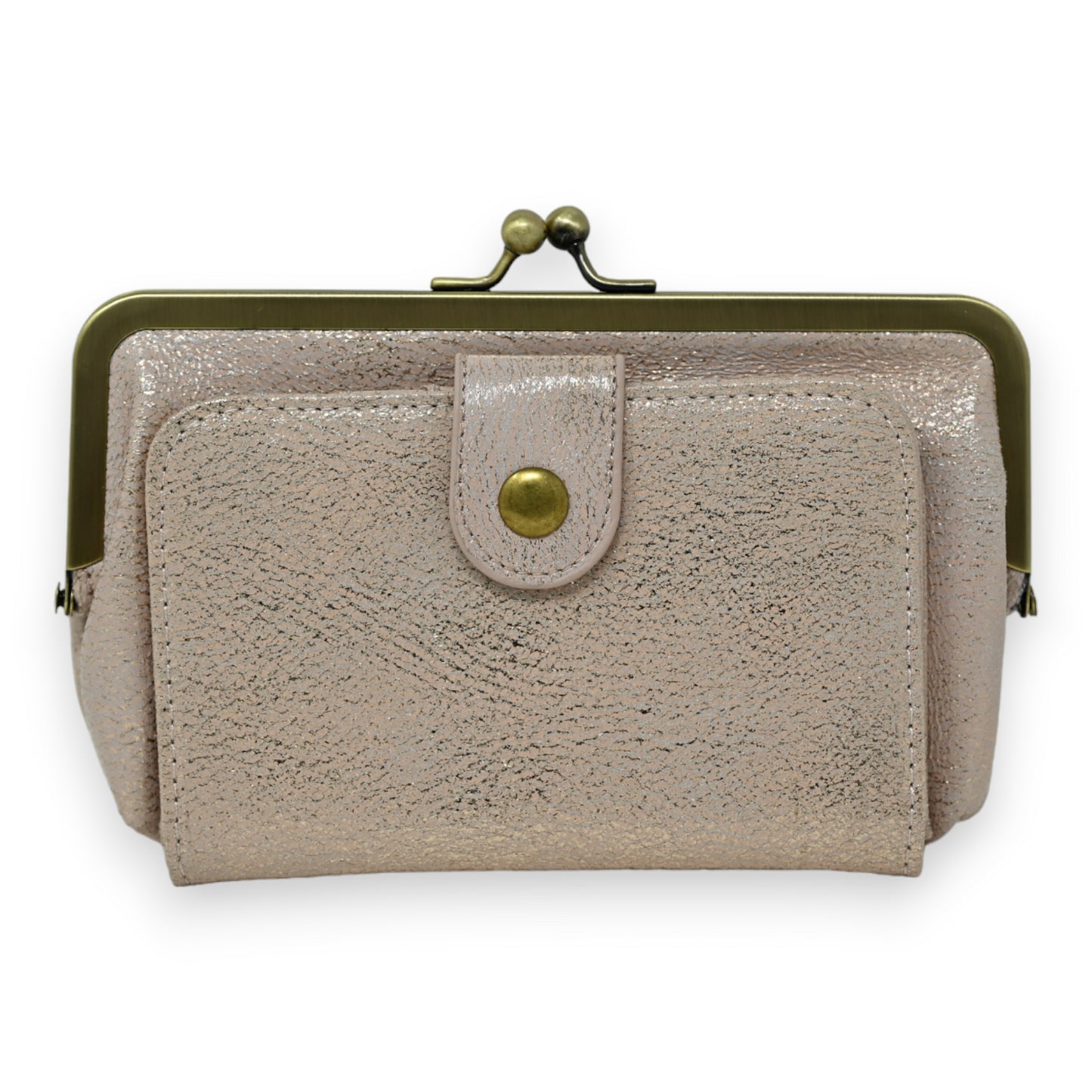 Porte monnaie rétro astucieux rose brillant