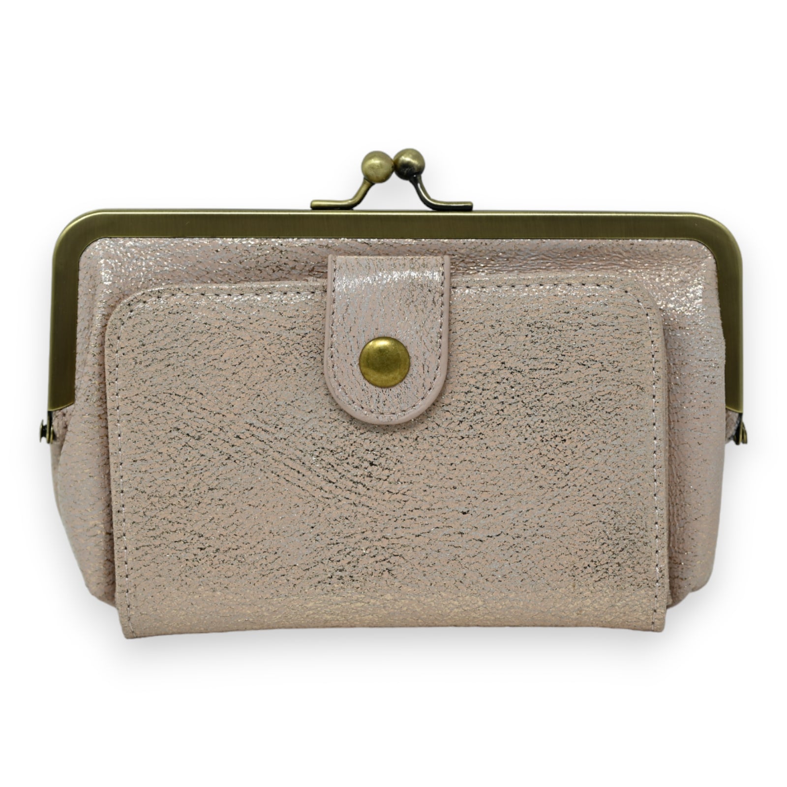 Porte monnaie rétro astucieux rose brillant