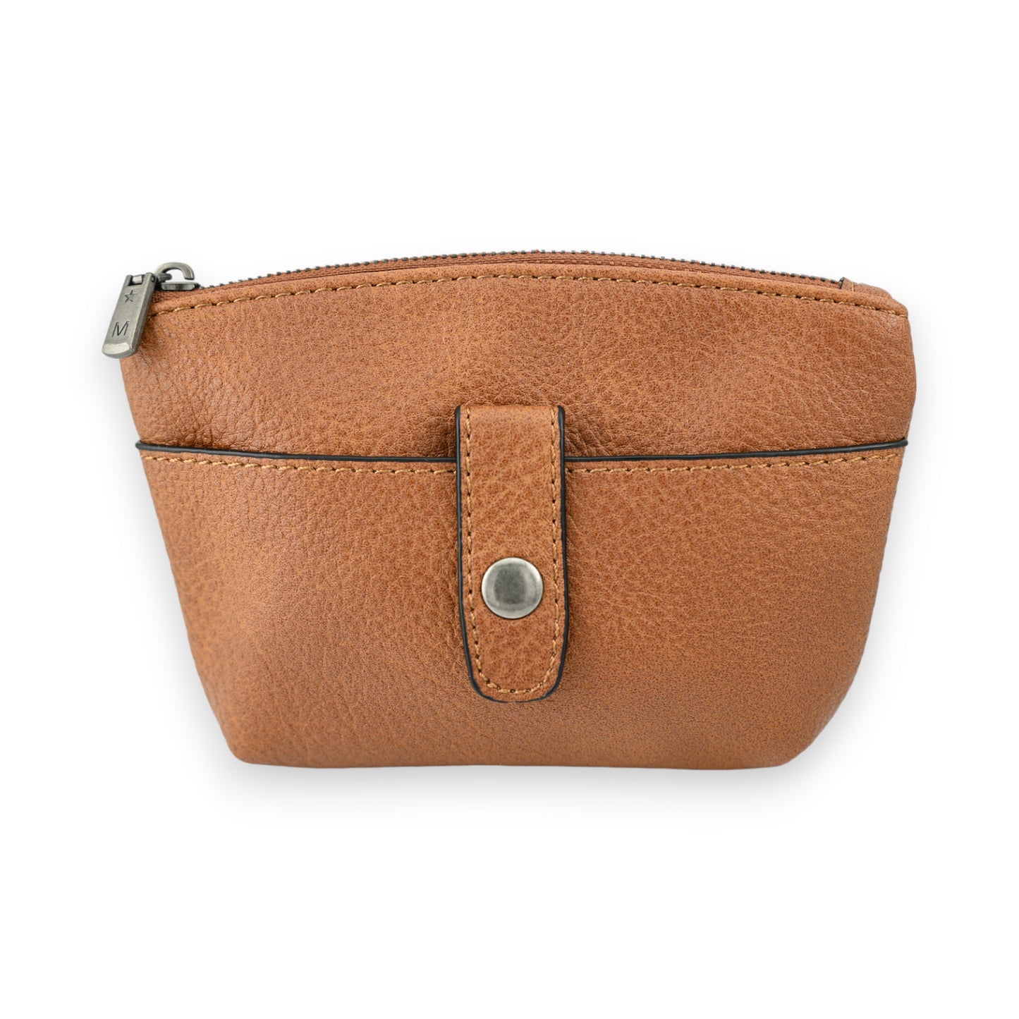 Porte monnaie synthétique camel