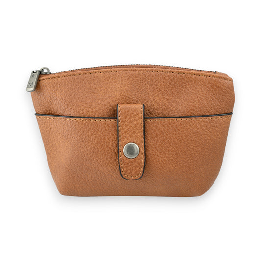 Porte monnaie synthétique camel