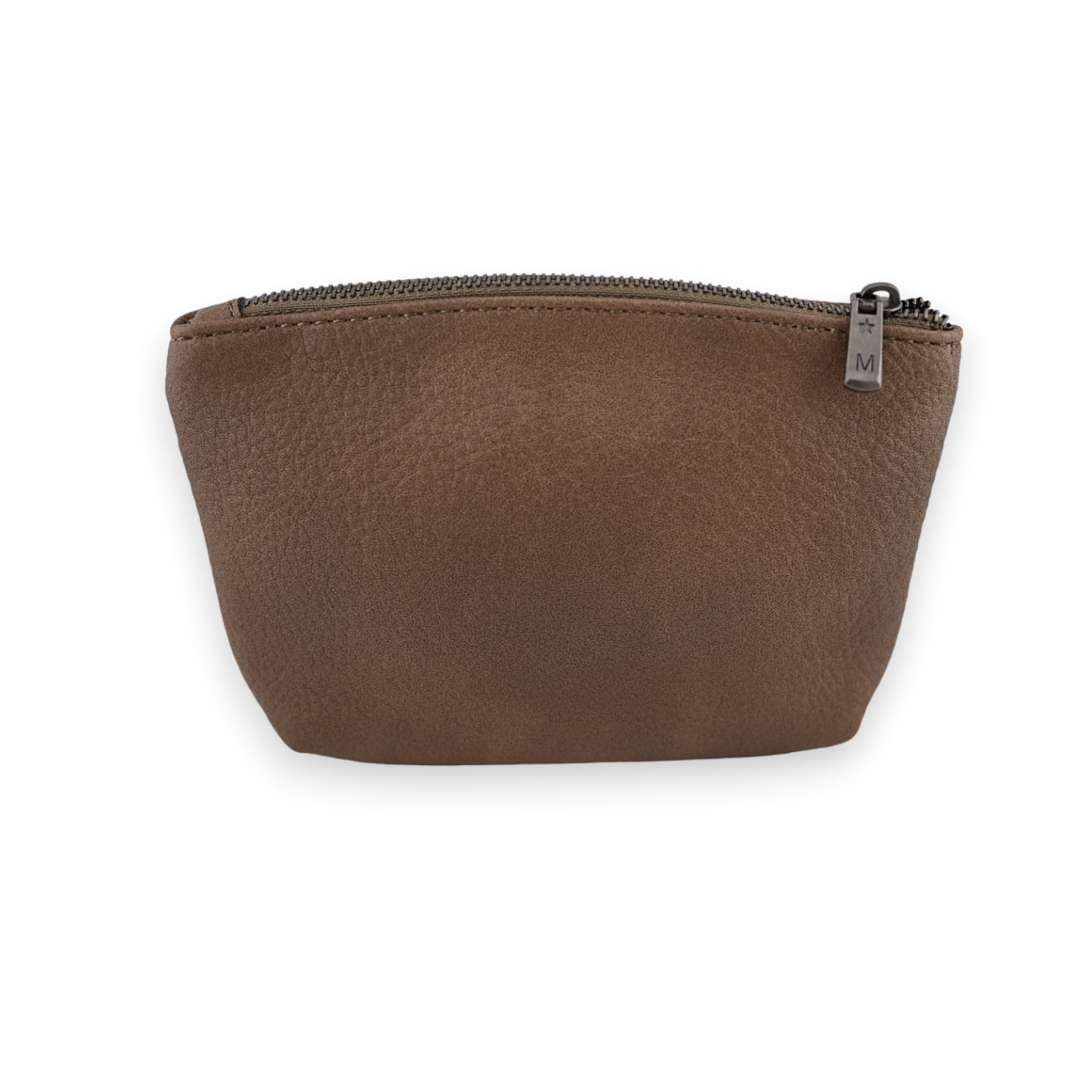 Porte monnaie synthétique taupe