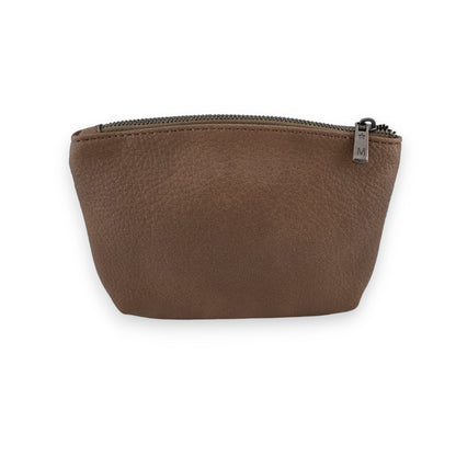 Porte monnaie synthétique taupe
