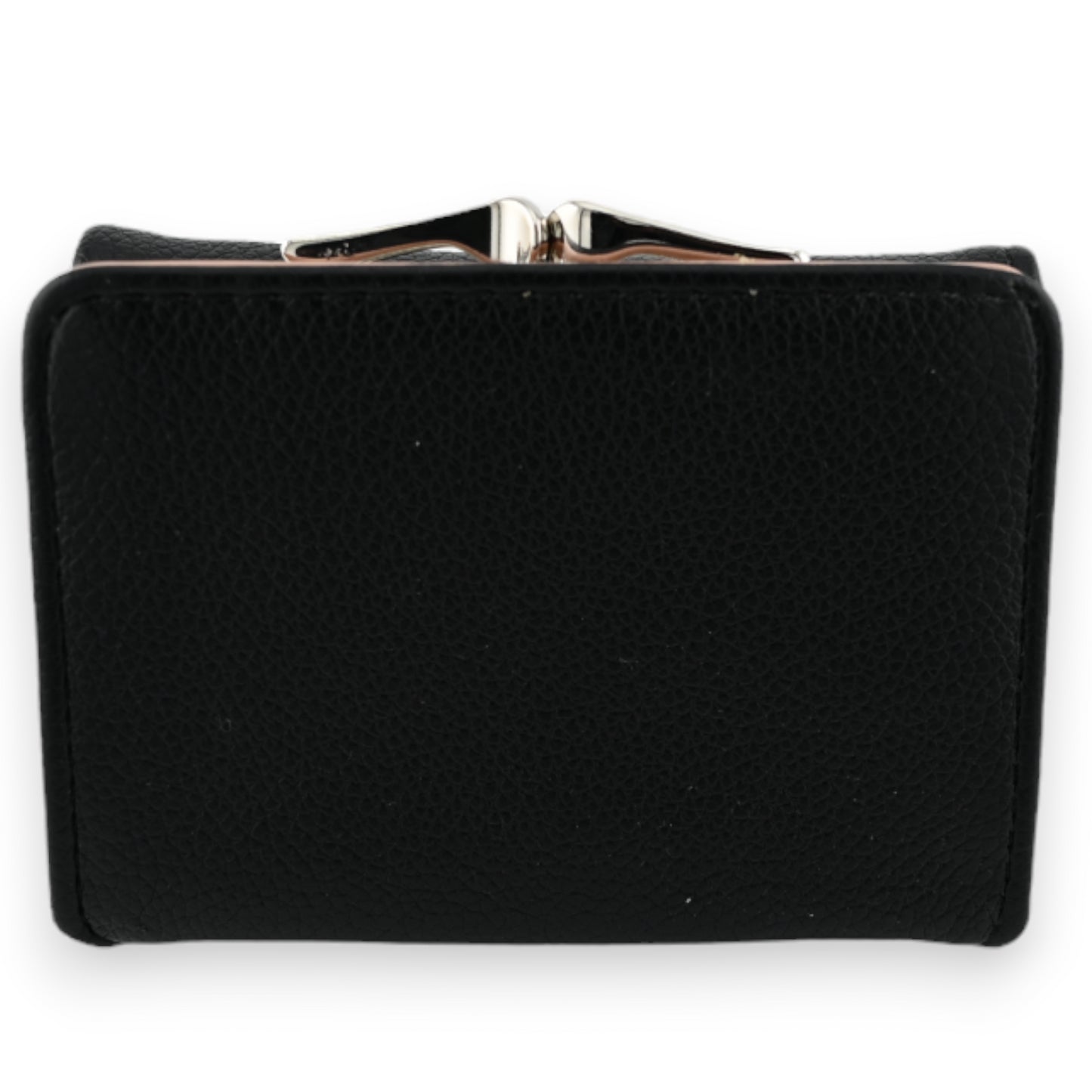 Petit portefeuille compact chat noir