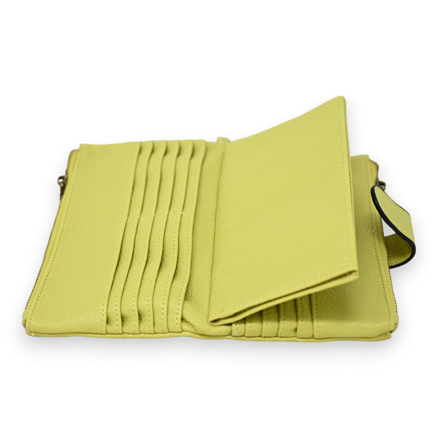 Portefeuille compagnon vert anis