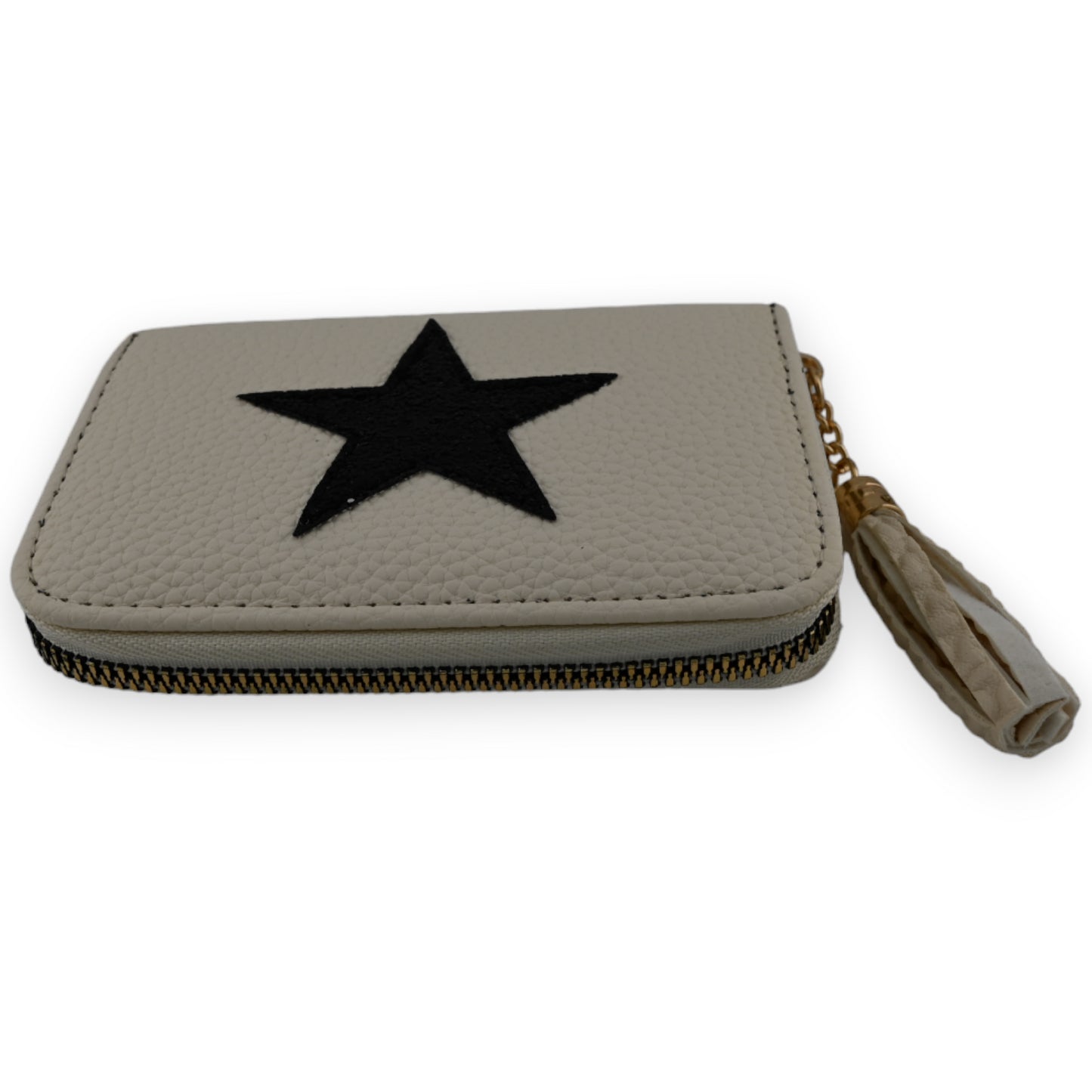 Portefeuille étoile écru