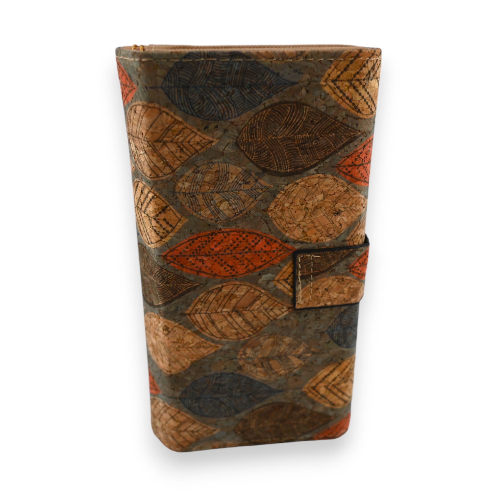 Portefeuille liège feuilles d'automne