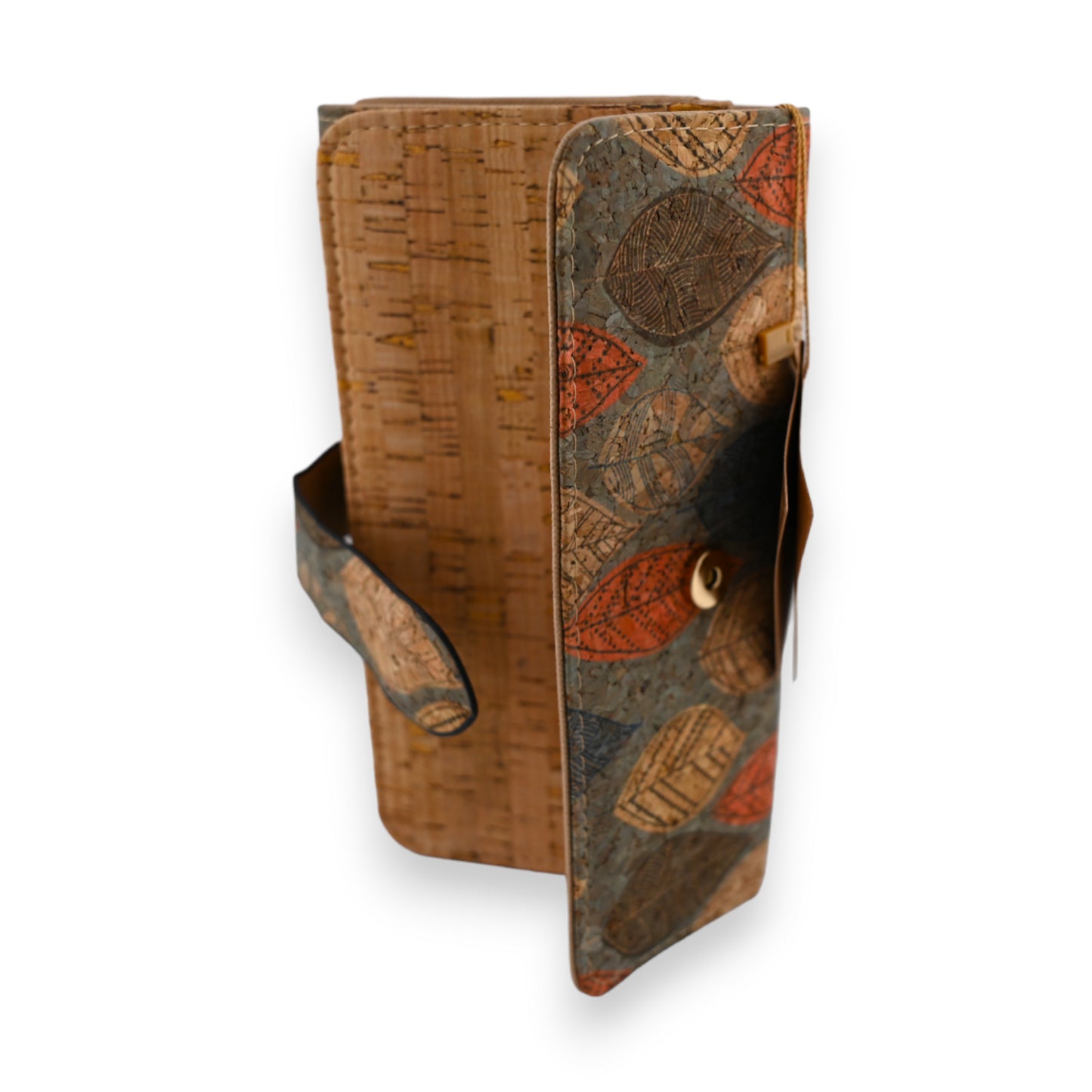 Portefeuille liège feuilles d'automne