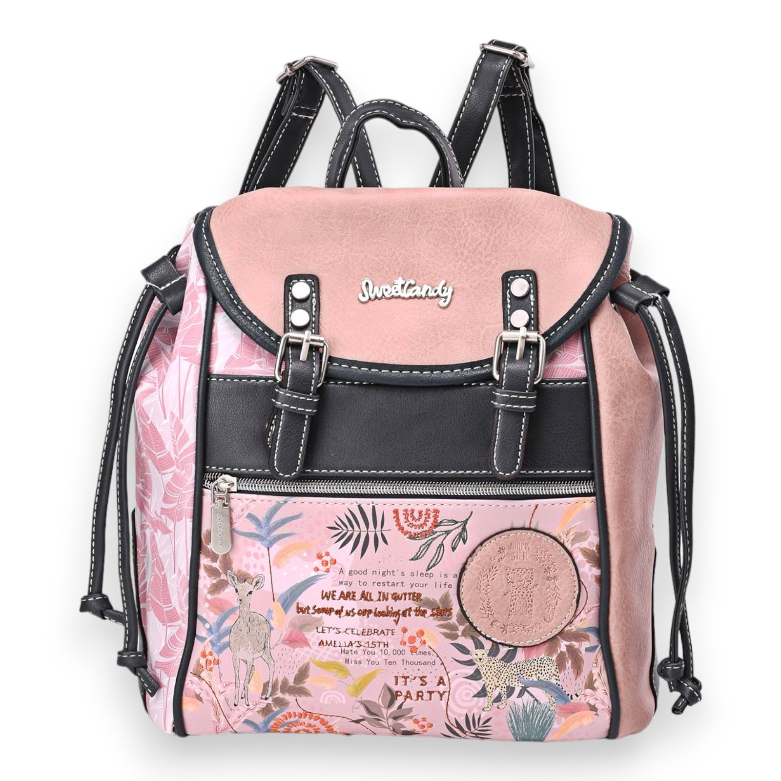 Sac à dos Sweet & Candy Tropical Forest Rose