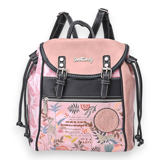 Sac à dos Sweet & Candy Tropical Forest Rose
