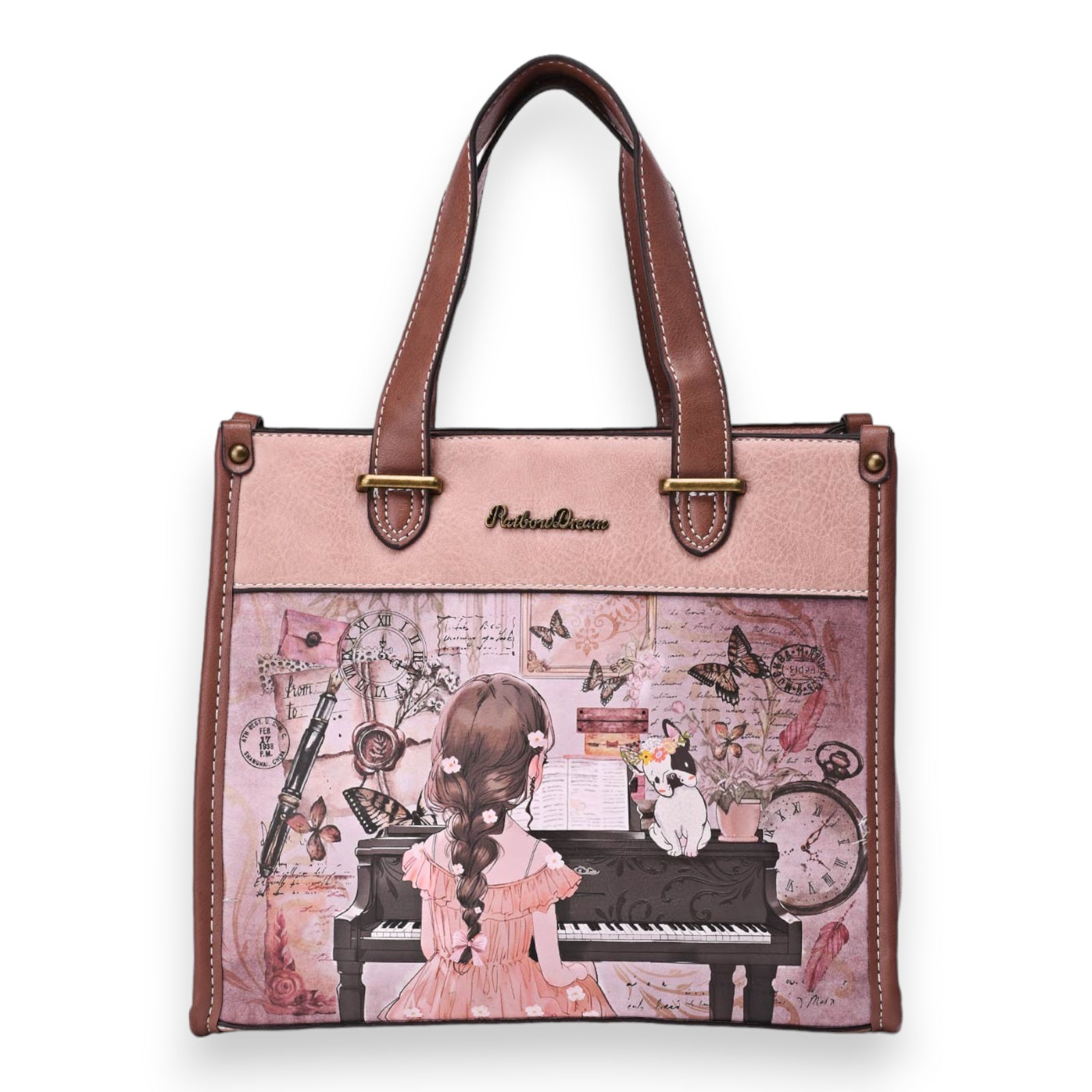 Sac à main Sweet & Candy Piano Rose