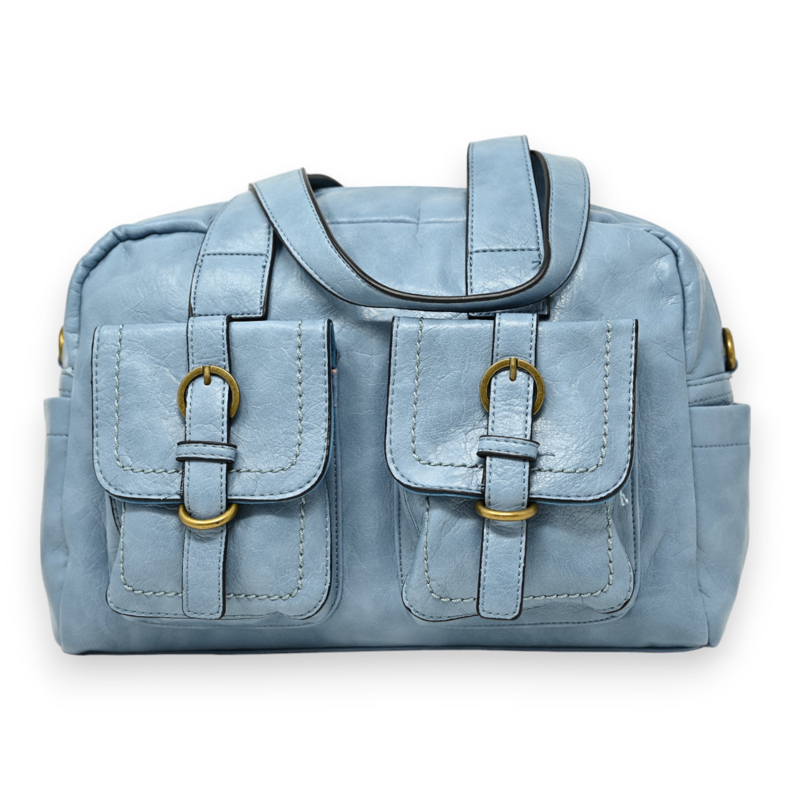 Sac à Main synthétique Elena Bleu Ciel