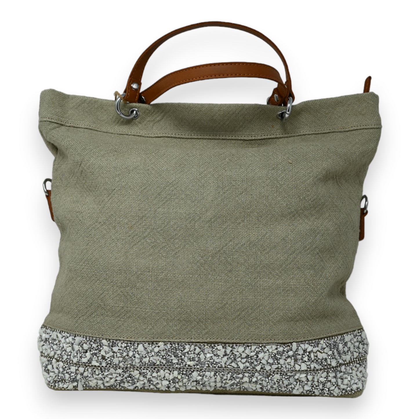 Sac à Main Glam Deluxe Denim Beige