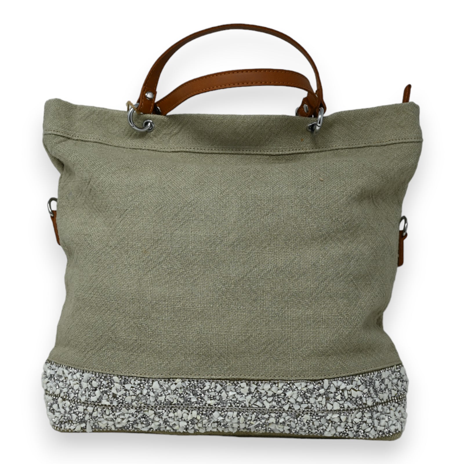 Sac à Main Glam Deluxe Denim Beige