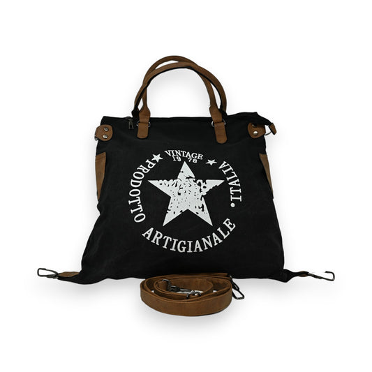 Sac à Main Vintage Star Noir