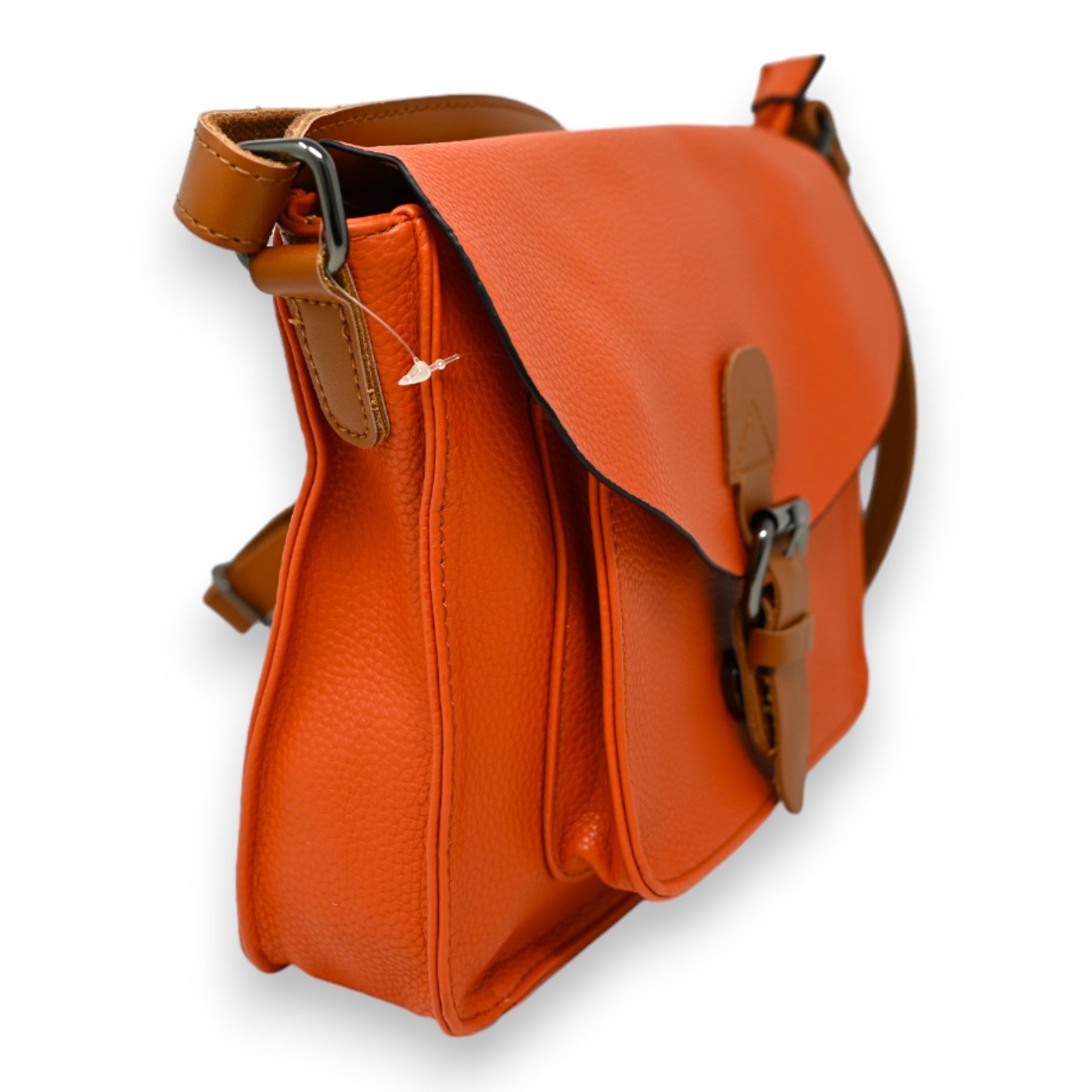Sac cartable bandoulière orange